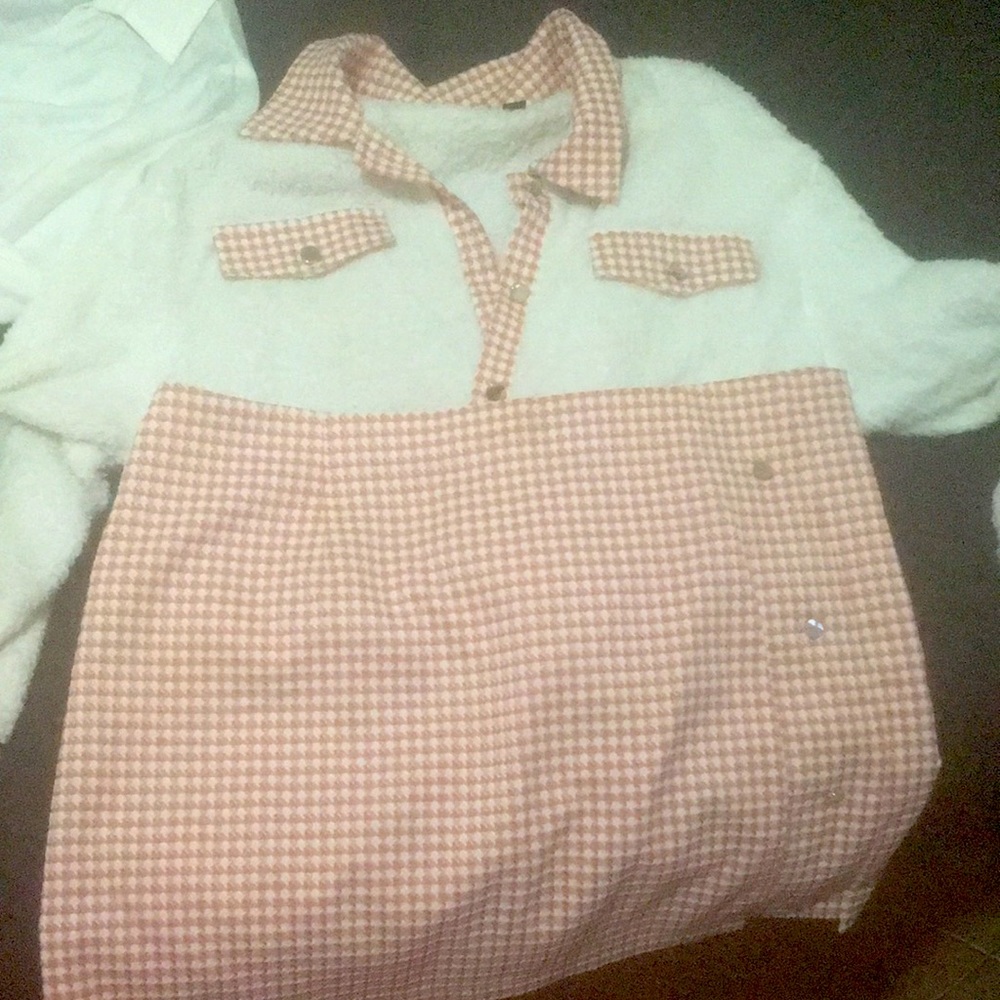 Cute plus size 2 piece set